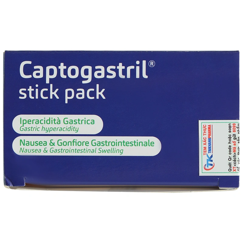 Bột Captogastril hỗ trợ giảm đầy hơi, khó tiêu, trào ngược dạ dày hộp 20 gói - 5